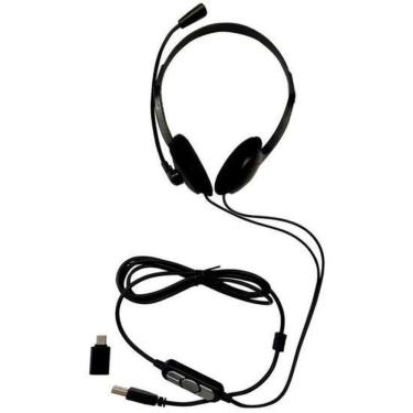 Imagem de Headset Office Bright Usb Adaptador Usb-c