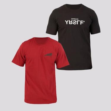 Imagem de Kit de 2 Camisetas Approve Spare Preta e Vinho-Masculino