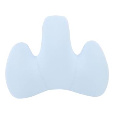 Imagem de Yinhing Almofada de Apoio para As Costas Almofada de Espuma Viscoelástica Respirável e Ergonômica para Cadeira de Escritório Assento de Carro Suporte Lombar Confortável Azul Celeste