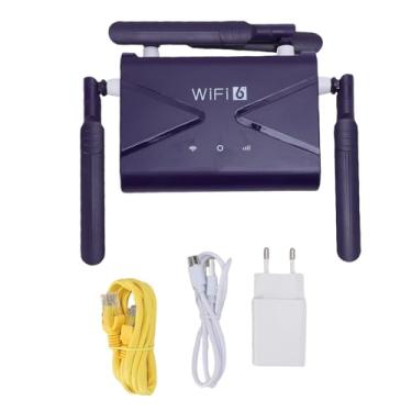 Imagem de BAFOVY Roteador Sem Fio 4G LTE WiFi6, 300 Mbps Com Slot para Cartão SIM, 4 Antenas CPE para Viagens Domésticas, Suporta 32 Dispositivos