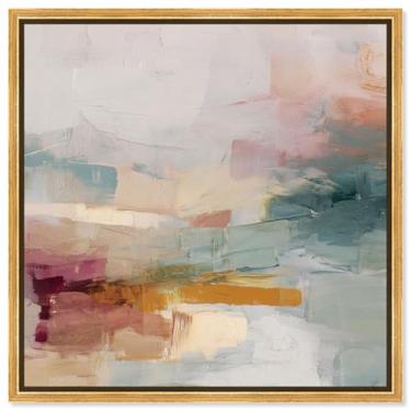 Imagem de Impressão em tela Blended Shores I Sunset Wall Art por Art Remedy, moldura dourada, 61 x 61 cm