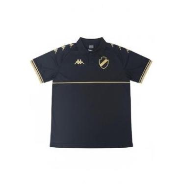 Imagem de Camiseta Kappa Vasco Polo Supp Monochromatic Masculina-Masculino