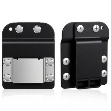 Imagem de Molain Clipe de cinto de perfuração para ferramenta - Suporte universal de fita métrica e suporte de broca com clipe de liberação rápida, cabe em cintos de até 5 cm, compatível com a maioria das