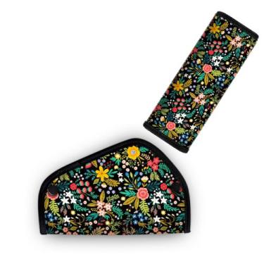 Imagem de Capa de cinto de segurança infantil DreamsLink.LC Wild Flower Soft Pad