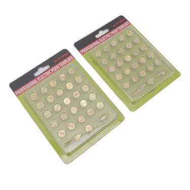 Imagem de Cryfokt Kit de Ponta de Escultura de Alfabeto de Latão para Queima de Madeira, Conjunto de Ponta de Gravação de Latão de 56 Peças para Artesanato Em Couro, de Madeira, Kit de Marca de Letras para Marcenaria DIY, para Entusiastas de Artesanato