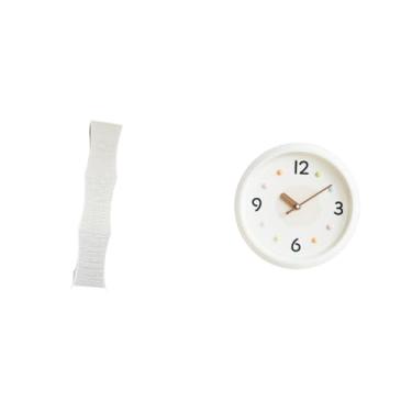 Imagem de Whtkoph Abajur Moderno para Sala de Estar com Relógio de Parede Silencioso E Números. Capa Decorativa para Casa, Escritório Ou