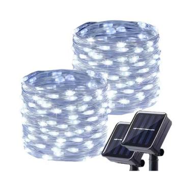 Imagem de Luzes De Cordão À Prova d'Água Com Energia Solar Para Exterior, 8 Modo