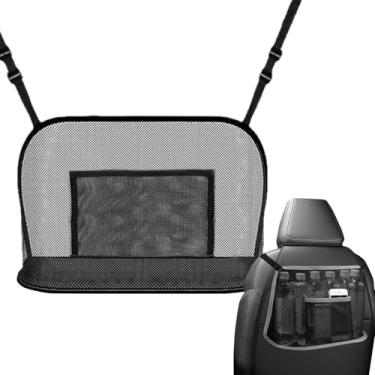 Imagem de Rede Organizadora Para Encosto Do | Interior Dobrável Para Automóvel | De Rede Para Armazenamento No Encosto Do | Para Garrafa De Água -Chuva Caixa De Lenços Viagem Passeio E Família