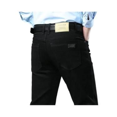 Imagem de Calças Jeans Slim Fit Masculinas Em Marrom, 5 Cores, Alta Elasticidade