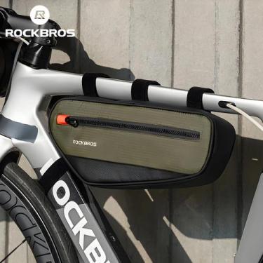 Imagem de Bolsa De Quadro De Bicicleta ROCKBROS De Grande Capacidade 1.7L, Refle