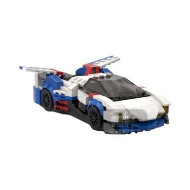 Imagem de Conjunto De Blocos De Montar De Corrida MOC Speed City Champion Racer 