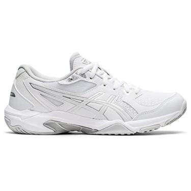 Imagem de ASICS T nis de corte feminino Gel-Rocket 10, Branco/Branco, 11