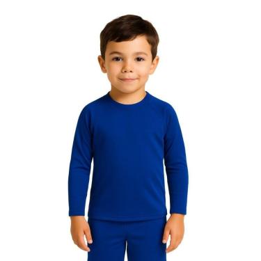Imagem de Camiseta Manga Longa Infantil Menino Proteção Solar Praia-Masculino