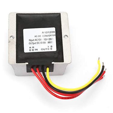 Imagem de Conversor de módulo de alimentação AC DC 12V Adaptador de fonte de alimentação de alumínio de alta eficiência para áudio de carro LED Painel fotovoltaico Ventilador elétrico (8A)