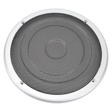 Imagem de Cryfokt Capa Protetora de Grelha de Alto-falante Redonda Preta de 8 "para Carro RV, Evita Arranhões, Melhora a Aparência DIY, Ajuste Universal para Alto-falante de 8 Polegadas