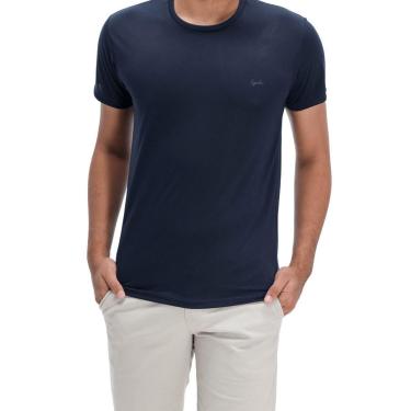Imagem de Camiseta Manga Curta Ogochi Slim Masculina 006500002 Marinho-Masculino