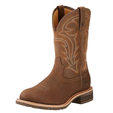 Imagem de Ariat Bota western híbrida à prova d'água – couro masculino, botas ocidentais, Marrom envelhecido, 11.5