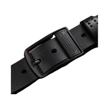 Imagem de Cinto De Couro Masculino Em Couro De Vaca Com Fivela De Liga Luxuosa P