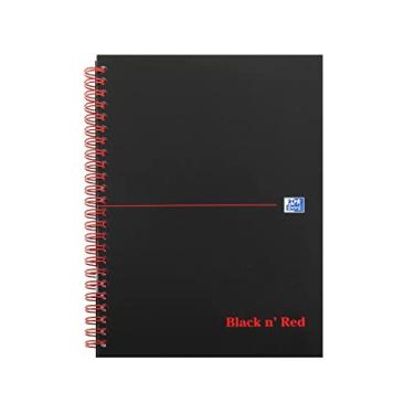 Imagem de Caderno Oxford Black n' Red A5 com capa dura brilhante, pautado, 140 páginas, 1 caderno