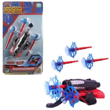 Imagem de 01 Lancador Ventosa Teia Dardo Pulso Mao Spider Brinquedo