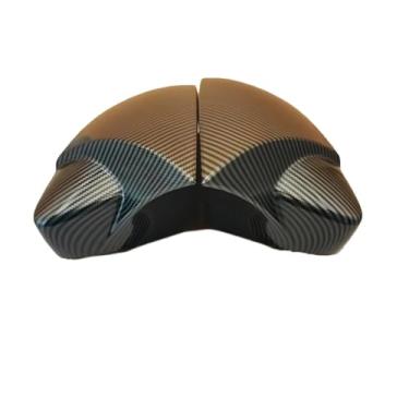 Imagem de Capa De Espelho Lateral Do Carro Padrão De Fibra De Carbono/preto Capa Exterior Do Espelho Do Carro Compatível Com Skoda Octavia 2015-2017(1 pair carbon fiber)