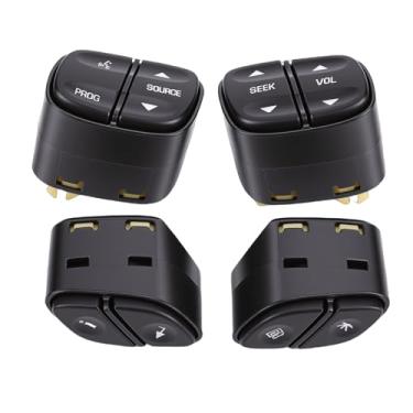 Imagem de Acouto Substituição do Conjunto de Botões de Controle do Volante para 1500 Trailblazer 2003 a 2007 Com Botões ABS Multifuncionais para Volume de Rádio e Troca de Programa