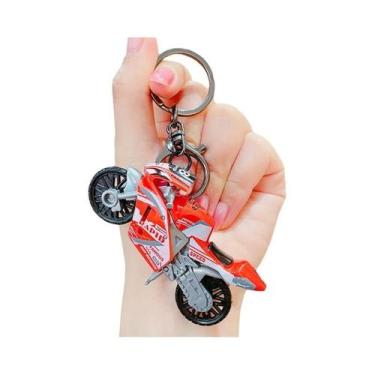 Imagem de Chaveiro De Metal Em 5 Cores Modelo De Motocicleta Unissex Fivela Redo