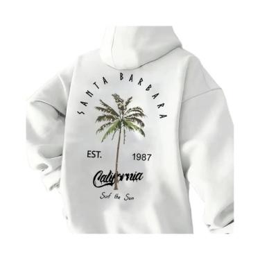 Imagem de Moletom Masculino De Tamanho Grande Para Outono E Inverno Com Estampa 