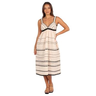 Imagem de Petal & Pup Vestido feminino Jeanie Midi Natural, Natural, M
