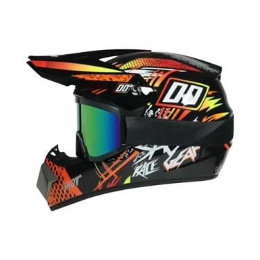 Imagem de Capacete Infantil Off-Road para Motocross, Cross Bike e Downhill (DH),