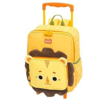 Imagem de Mochila Carrinho De Rodinhas Kouii Filhotiis Leão Leo-Unissex