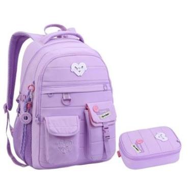 Imagem de Kit Mochila e Estojo Juvenil Feminina Candy-Feminino