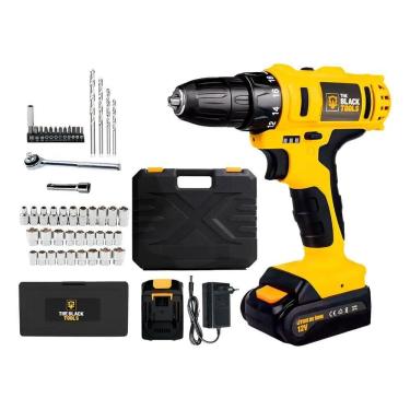 Imagem de Furadeira Parafusadeira Sem Fio Bateria Tb-12E 12V 3/8 10Mm