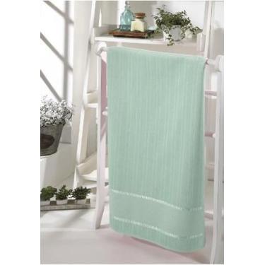 Imagem de Toalha Lavabo Velour Para Bordar Bella - Dohler, 7448 Verde