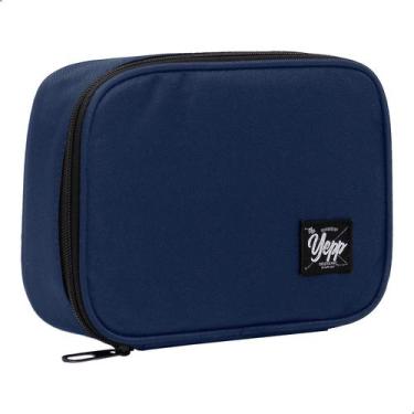 Imagem de Estojo Box Escolar Grande Porta Lapis Nylon 100 Pens 22x16x6cm Laterai