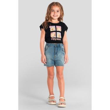 Imagem de Blusa infantil menina de capivara com glitter Brandili-Feminino