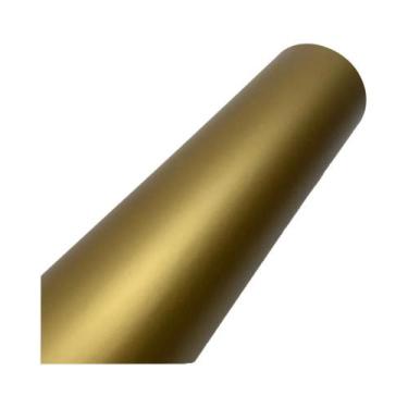 Imagem de Filme Vinílico Para Envelopamento De Carros Em Ouro Fosco, Adesivo DIY