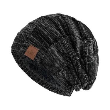 Imagem de Gorro Feminino Multicolorido De Inverno Quente E Moderno Em Tricô Esti