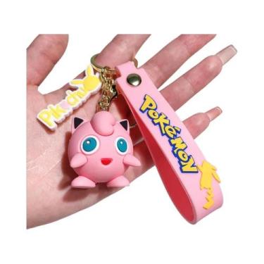 Imagem de Chaveiro De Silicone Pokémon Para Crianças: Pikachu, Charmander, Squir