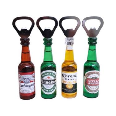 Imagem de Kit 12 Abridores de Garrafa Cervejas Abridor Tampa Churrasco - Multi