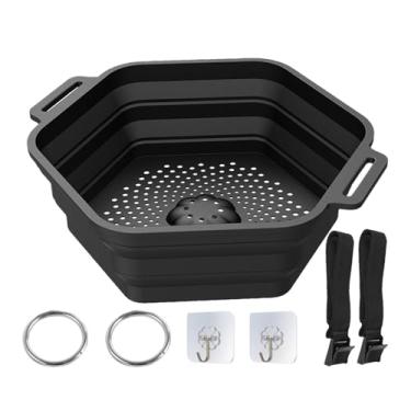 Imagem de Chuveiro de gelo, resfriador de água de silicone para banho | Barril de banho de gelo de resfriamento rápido, balde de banheira de gelo de silicone para banho, chuveiro de gelo dobrável