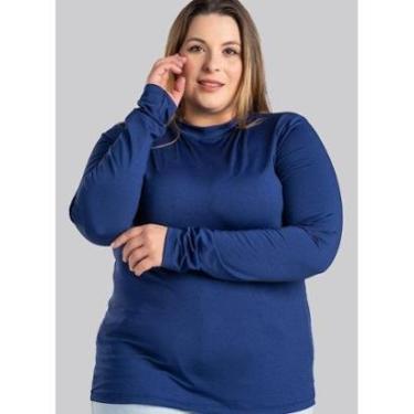 Imagem de Blusa Feminina Manga Longa Plus Size Térmica Peluciada - Serena-Feminino