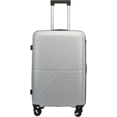 Imagem de Mala de Viagem Porte Grande Rodas 360° Polipropileno Resistente Cadeado com Segredo Cruzeiro 6006-M28