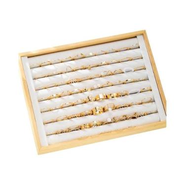 Imagem de Conjunto De Anéis De Coração, Cobra, Pérola E Borboleta Em Zircônia Do