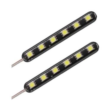 Imagem de Fita De Luz Estroboscópica De 6 LEDs 12V Para Carro E Moto, Luz De Adv