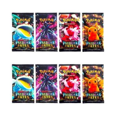 Imagem de Cartas Pokémon Para Crianças, Pacote Com 4, Jogo De Troca Team up Sun 