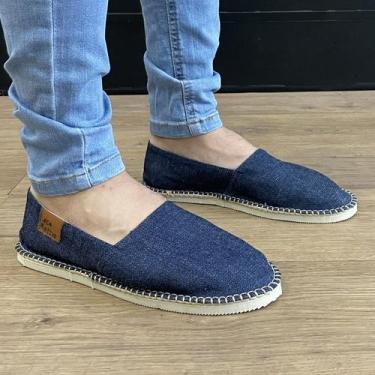 Imagem de Alpargatas Feminina Espadrille Em Lona Respirável Farmfun, Jeans, 37