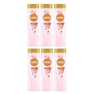 Imagem de Kit 6 unidades shampoo seda colágeno + vit c 300ml
