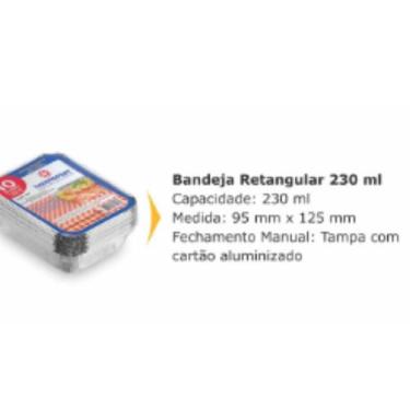 Imagem de Bandeja de Alumínio Marmitex 10 unidades C/Tampa - ThermoPrat - Escolh