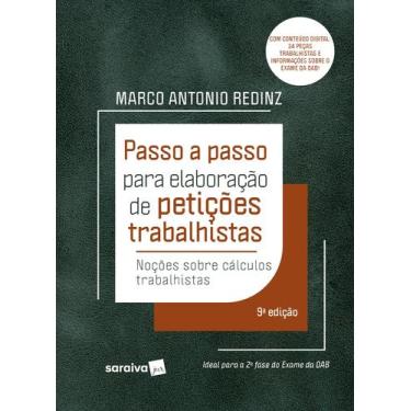 Imagem de Livro - Passo a Passo para elaboração de petições trabalhistas - 9ª ed